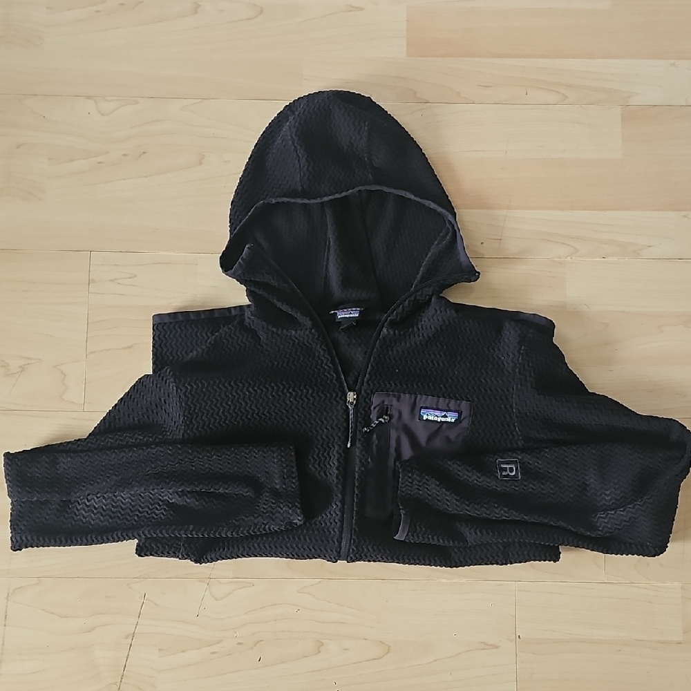 Patagonia Dark Textured Zip-Up Jacket